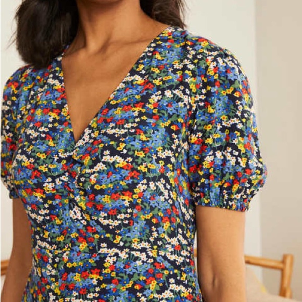 Boden Tessa Midi Dress - Size 4P - Picture 3 of 9